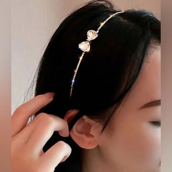 Rhinestone Bow Headband - Picture 4 of 4